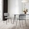 Armen Living Carlo Gray Velvet and Metal Dining Room Chairs, PK2 LCCOSIBLGR - alternate 6